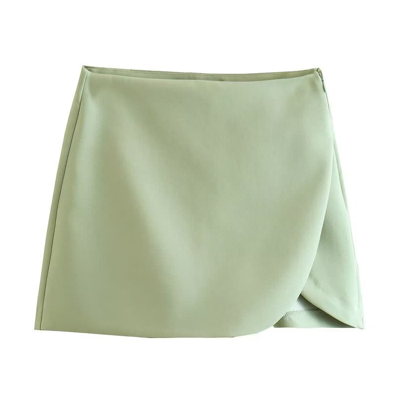 Dame wrap skirt made of high-quality material with modern pleats Mirla-Eva Jonsson