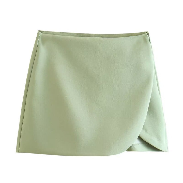 Dame wrap skirt made of high-quality material with modern pleats Mirla-Eva Jonsson