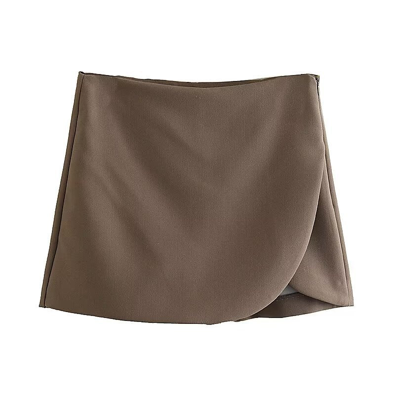 Dame wrap skirt made of high-quality material with modern pleats Mirla-Eva Jonsson