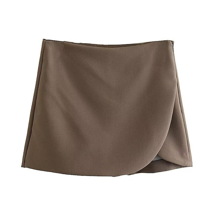 Dame wrap skirt made of high-quality material with modern pleats Mirla-Eva Jonsson