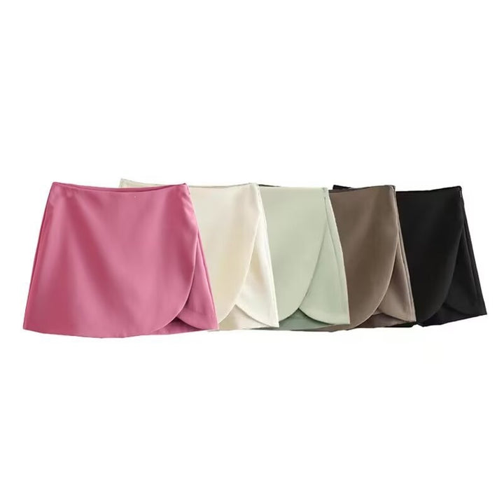 Dame wrap skirt made of high-quality material with modern pleats Mirla-Eva Jonsson