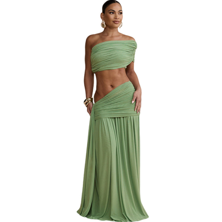Dame wrap skirt with bandeau top and sophisticated design Mirla-Eva Jonsson