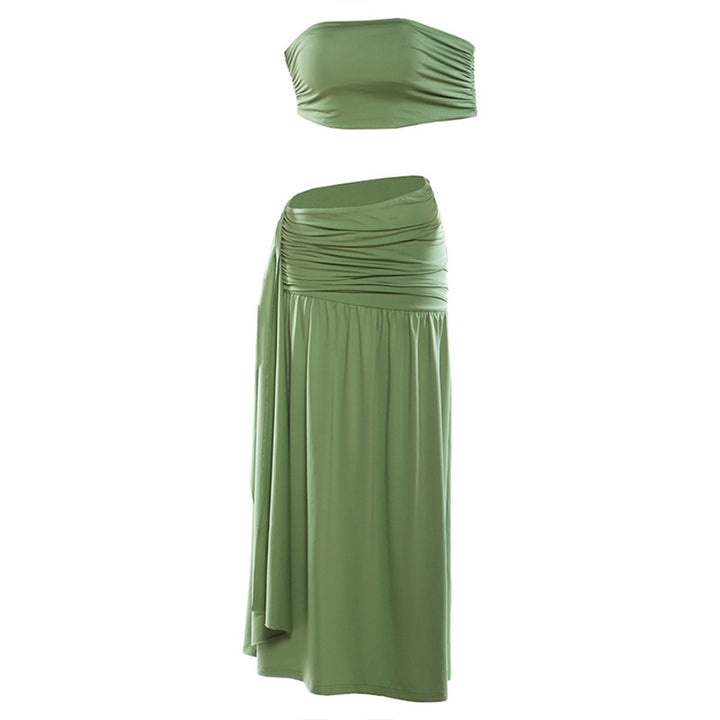 Dame wrap skirt with bandeau top and sophisticated design Mirla-Eva Jonsson