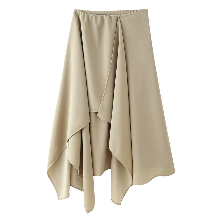Dame wrap skirt with flowing drapes and asymmetric cut Mirla-Eva Jonsson