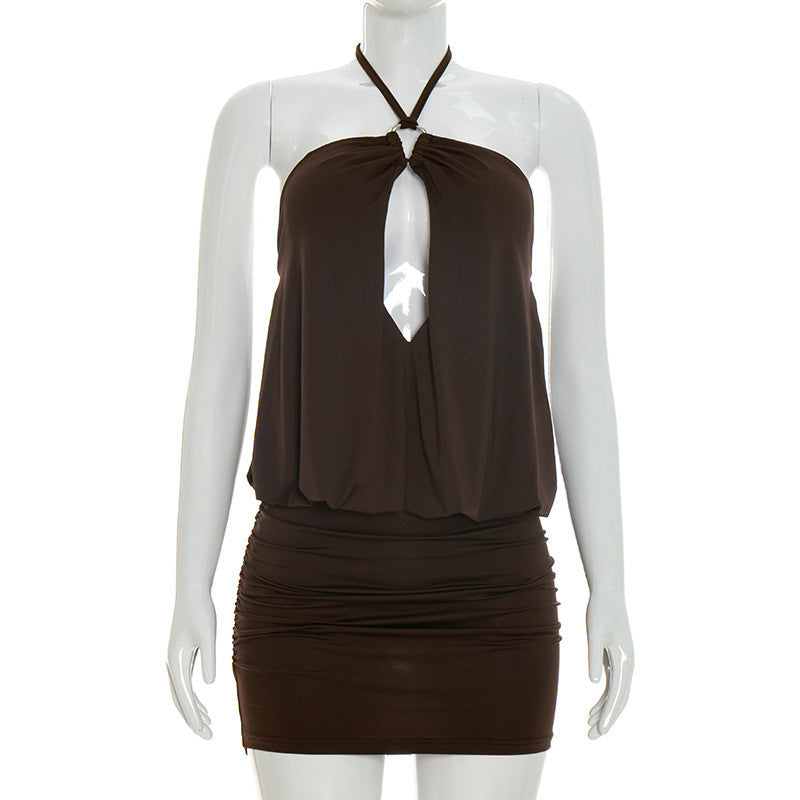 Dame wrap top with fashionable keyhole neckline and removable straps Mirla-Eva Jonsson