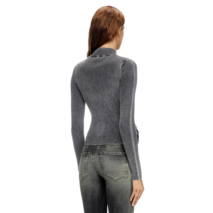 Dameko Strickjacka med integrerade jeans-element Mirla-Eva Jonsson