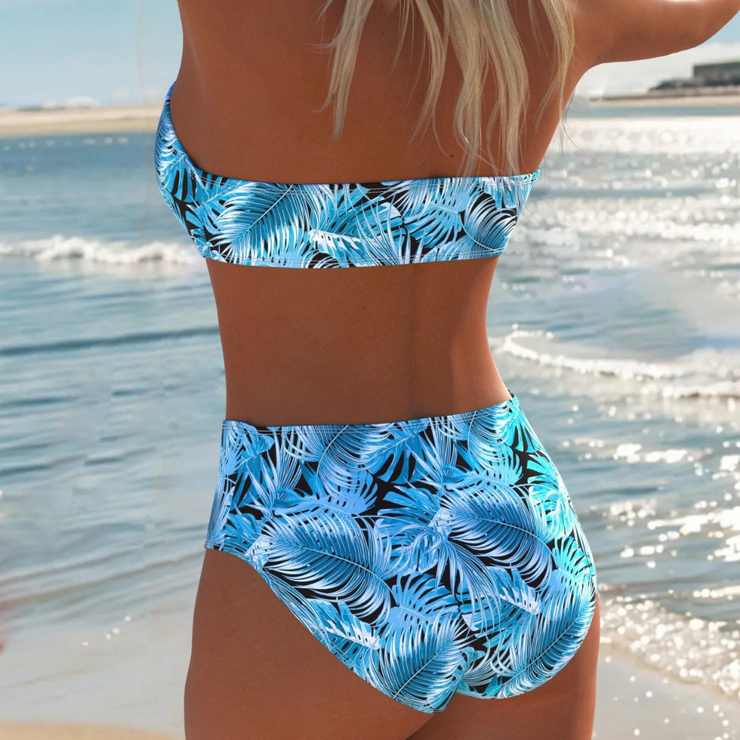 Damen Balconette Bikini mit floralem Design und verstellbaren Trägern Mirla-Eva Jonsson