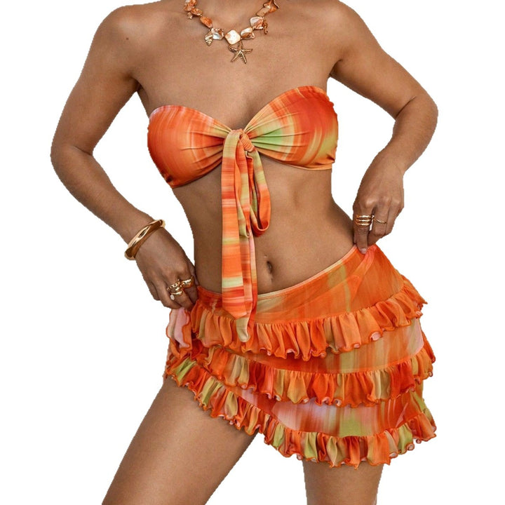 Damen Bandeau-Bikini mit modischen Rüschendetails Mirla-Eva Jonsson