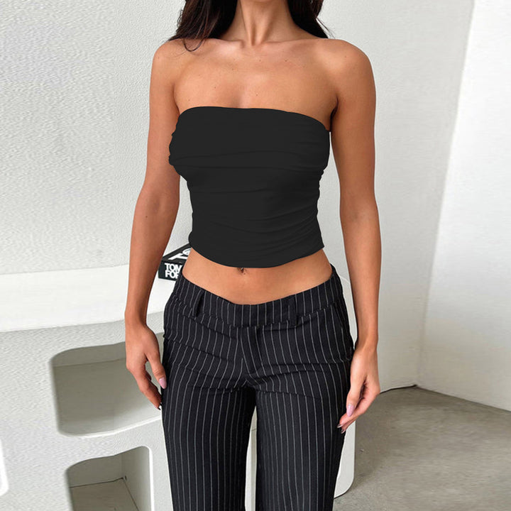 Damen Bandeau Top med rynkat design Mirla-Eva Jonsson