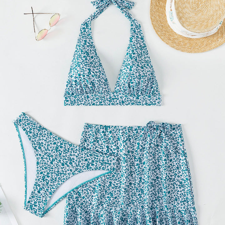 Damen Bikini-Set mit verstellbarem Oberteil und femininer Rüschenshort Mirla-Eva Jonsson