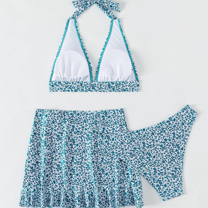 Damen Bikini-Set mit verstellbarem Oberteil und femininer Rüschenshort Mirla-Eva Jonsson