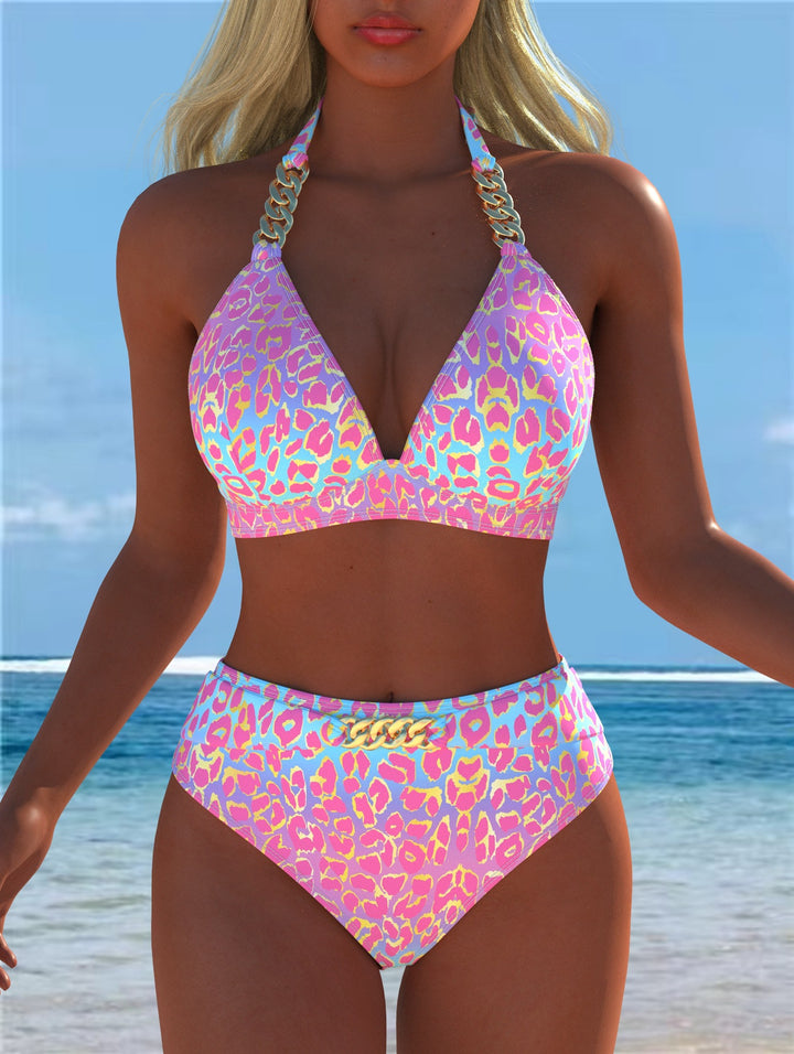 Damen Bikini med lyxigt marmor mönster och eleganta detaljer Mirla-Eva Jonsson