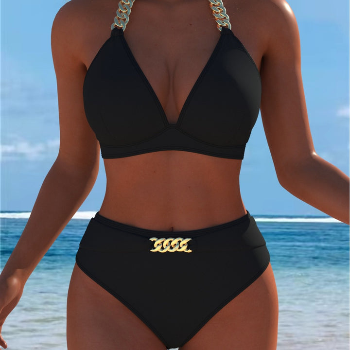 Damen Bikini med lyxigt marmor mönster och eleganta detaljer Mirla-Eva Jonsson