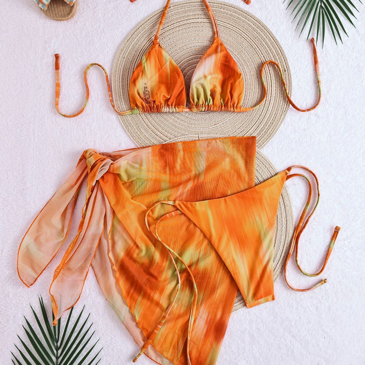Damen Bikini-set med avslappnad wrapkjol Mirla-Eva Jonsson