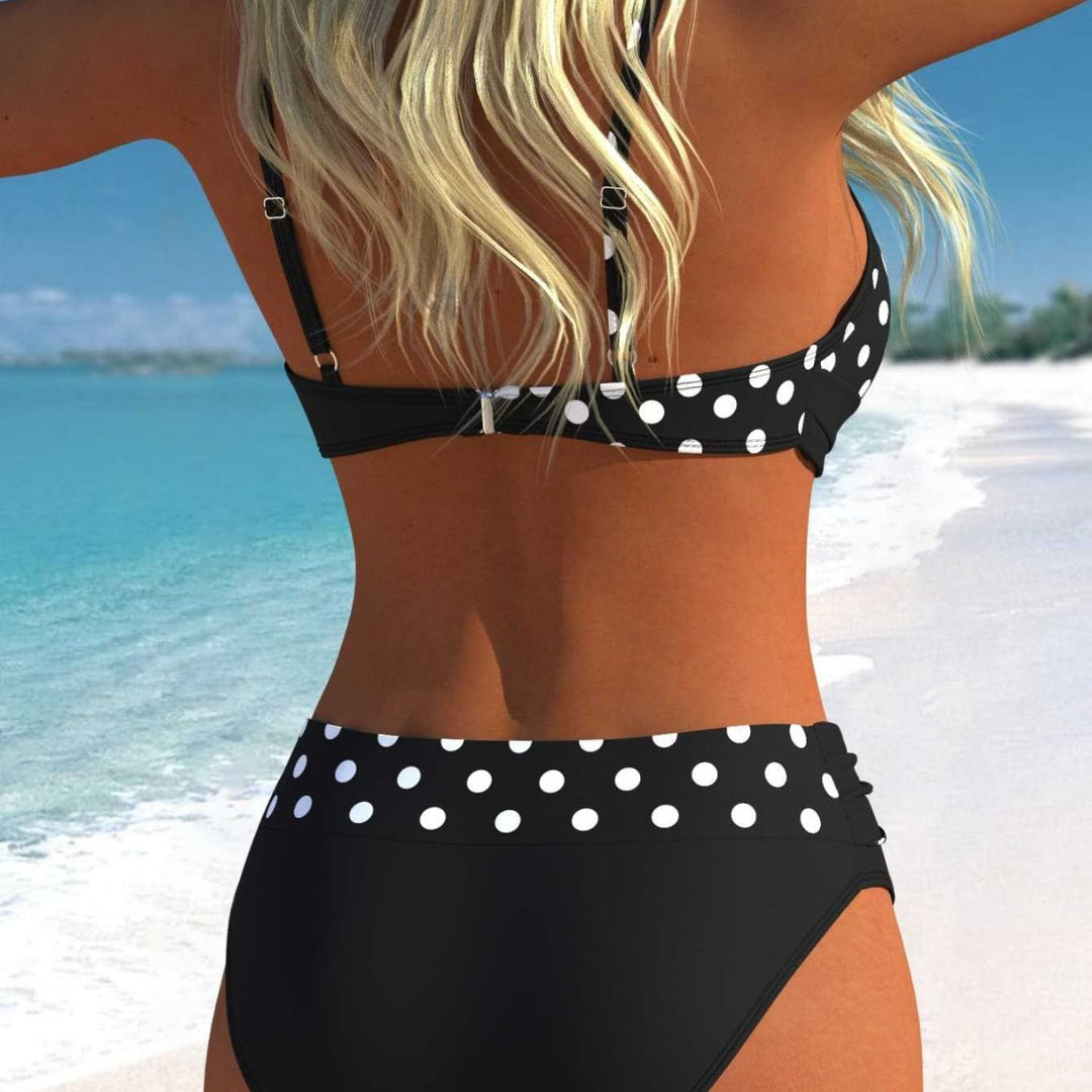 Damen Bikini-set med crop-top och hög midja Mirla-Eva Jonsson
