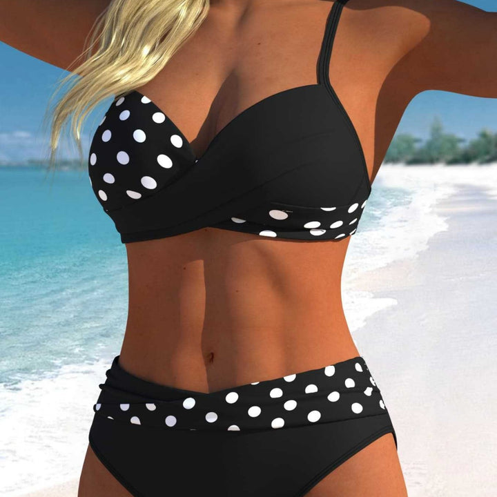 Damen Bikini-set med crop-top och hög midja Mirla-Eva Jonsson