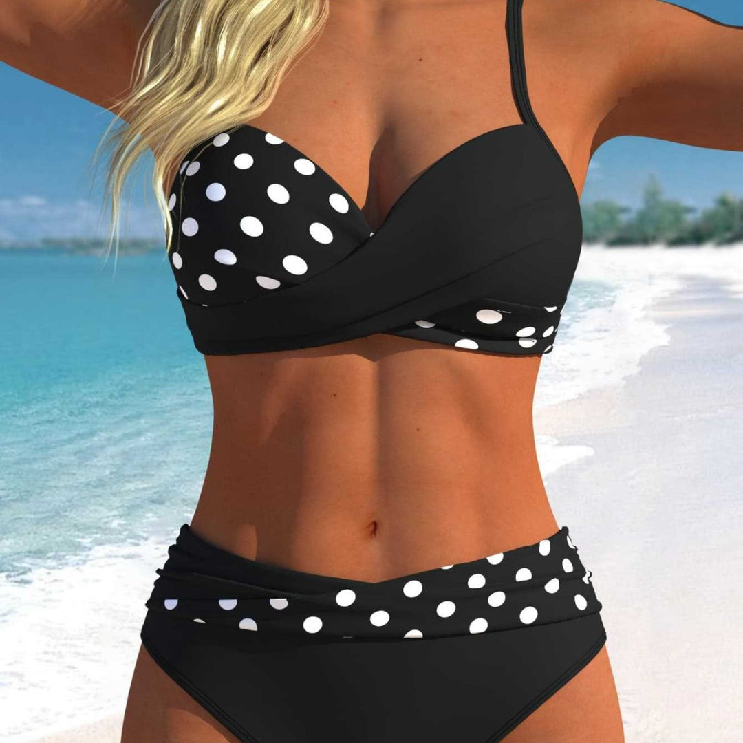 Damen Bikini-set med crop-top och hög midja Mirla-Eva Jonsson