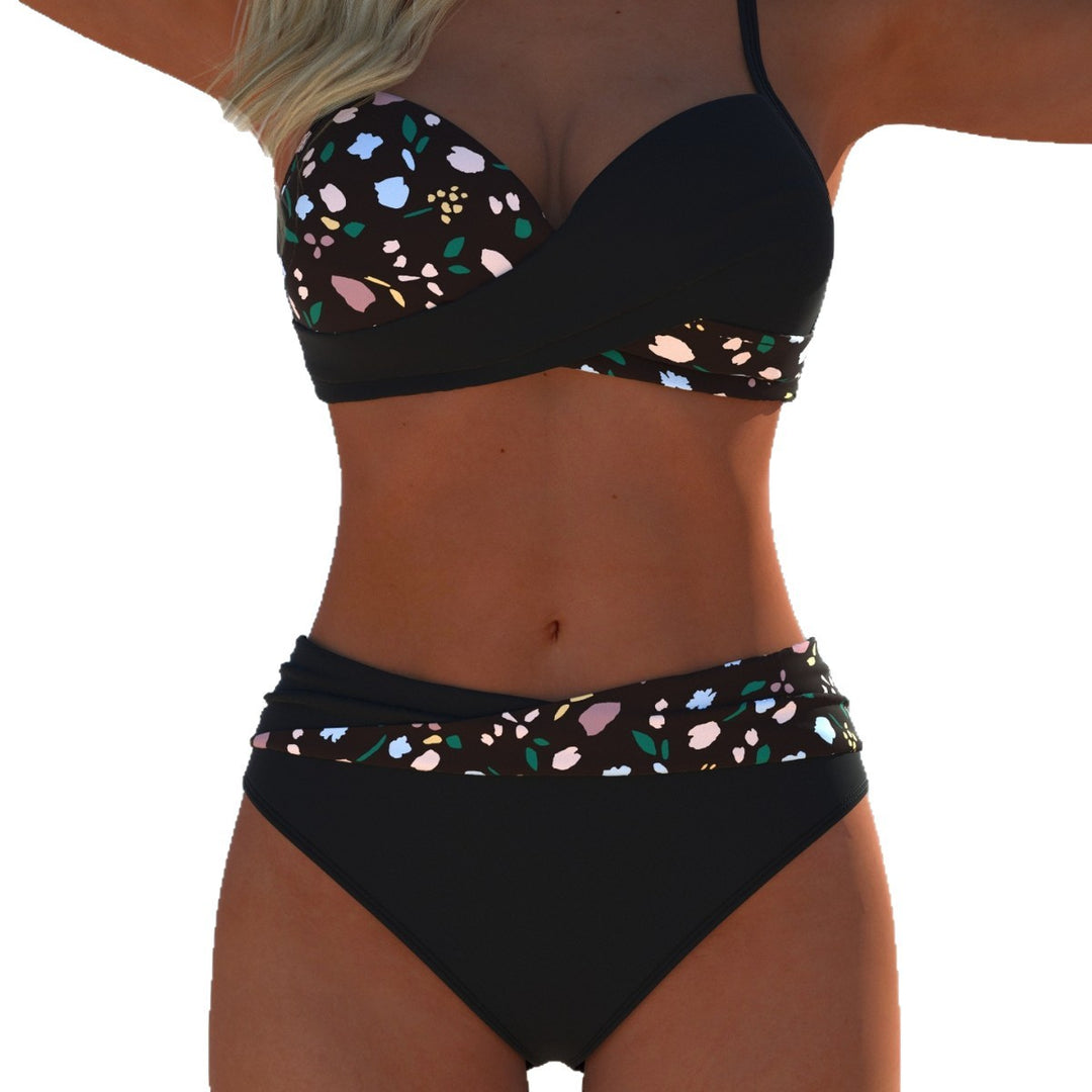 Damen Bikini-set med elegant balconette-overdel och hög midjeskärning Mirla-Eva Jonsson