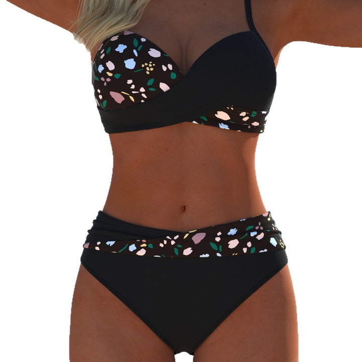 Damen Bikini-set med elegant balconette-overdel och hög midjeskärning Mirla-Eva Jonsson