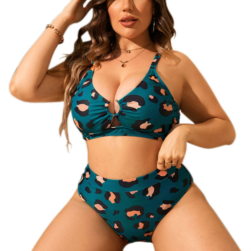 Damen Bikini-set med hög midja och raffinerade volangdetaljer Mirla-Eva Jonsson