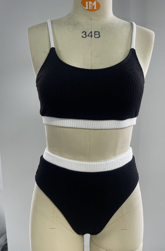 Damen Bikini-set med högkvalitativt strukturerat design och justerbara remmar Mirla-Eva Jonsson
