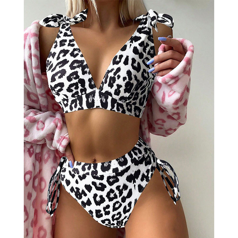 Damen Bikini-set med justerbara axelband och hög midja Mirla-Eva Jonsson