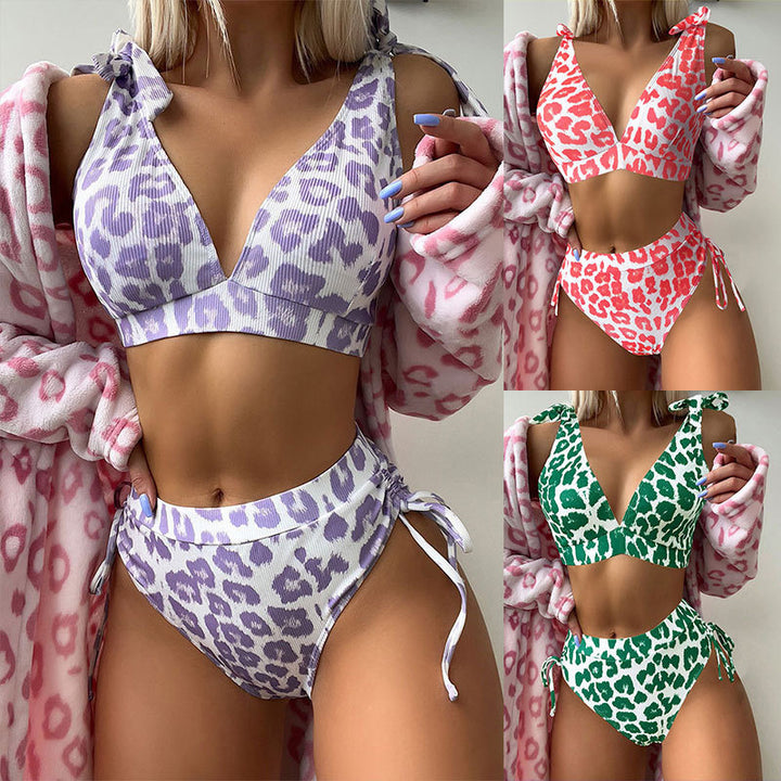 Damen Bikini-set med justerbara axelband och hög midja Mirla-Eva Jonsson