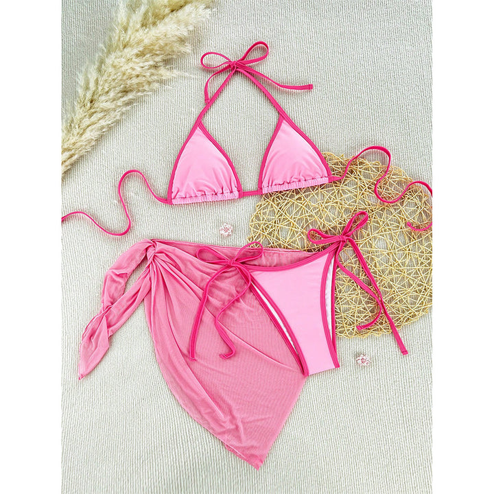 Damen Bikini-set med smart invecklad kjol och justerbara axelband Mirla-Eva Jonsson