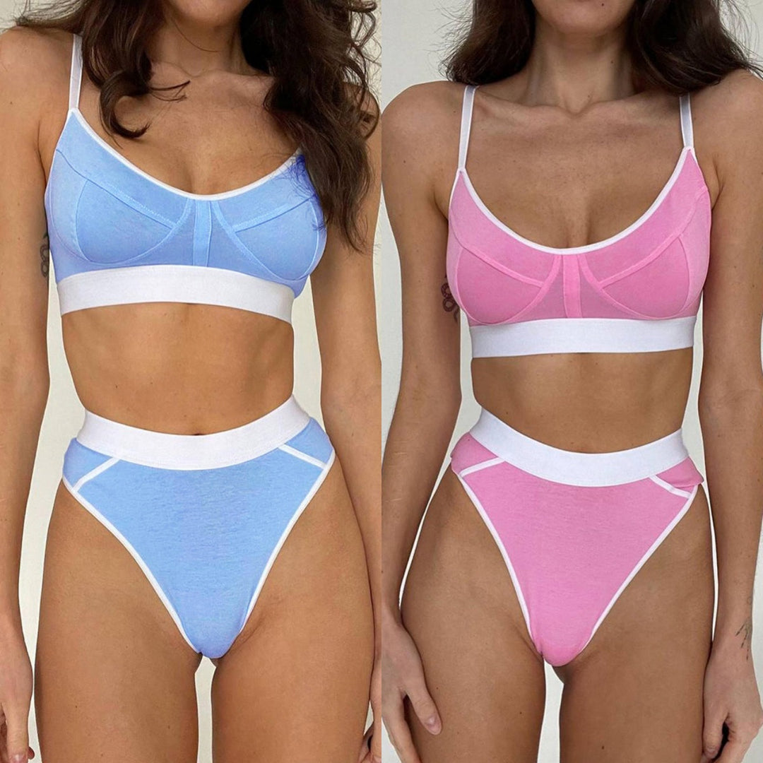 Damen Bikini-set med sömlös passform och justerbara band Mirla-Eva Jonsson