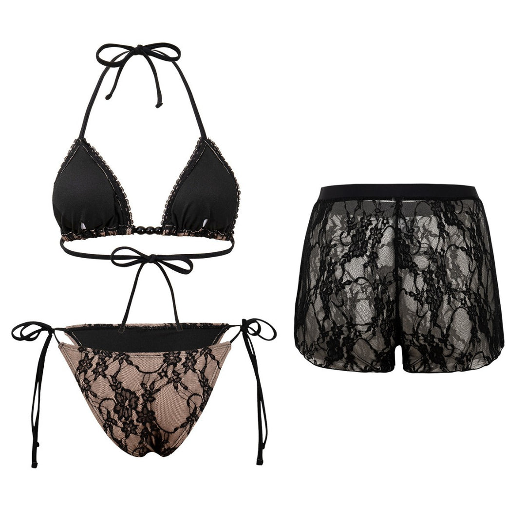 Damen Bikini-set med spetsdetaljer och figurnära snitt Mirla-Eva Jonsson