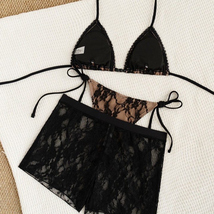 Damen Bikini-set med spetsdetaljer och figurnära snitt Mirla-Eva Jonsson