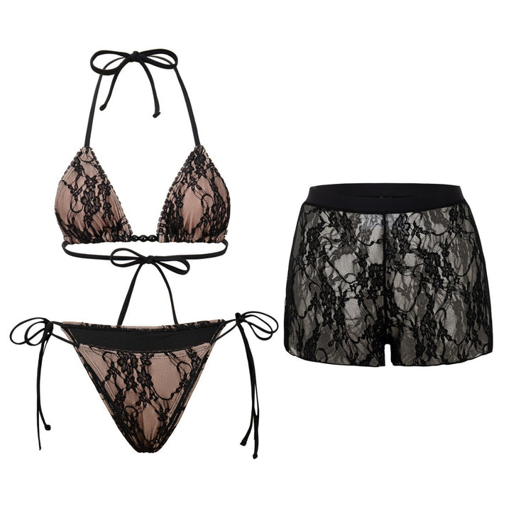 Damen Bikini-set med spetsdetaljer och figurnära snitt Mirla-Eva Jonsson