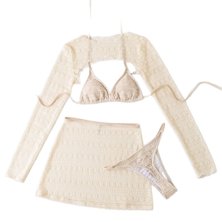 Damen Bikini-set med transparent cover-up och figurnära design Mirla-Eva Jonsson