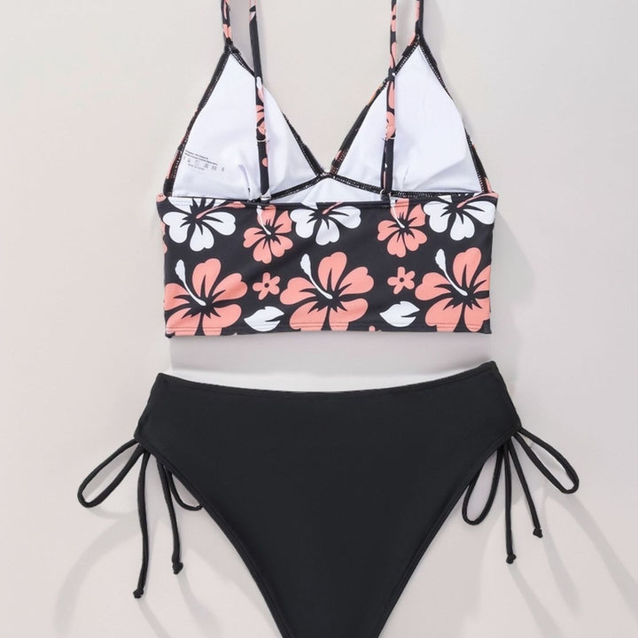 Damen Bikiniset med blommigt topp och bekväma band Mirla-Eva Jonsson