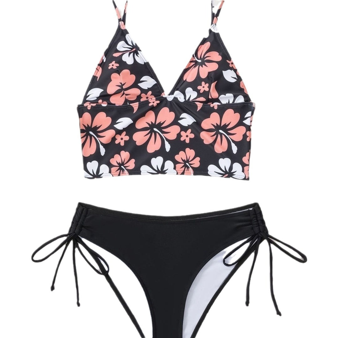 Damen Bikiniset med blommigt topp och bekväma band Mirla-Eva Jonsson