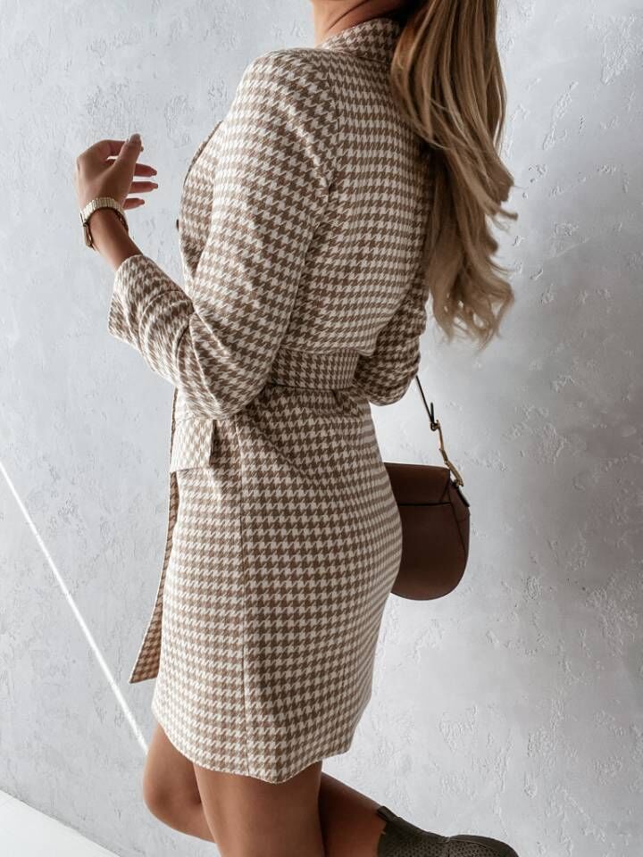 Damen Blazer-kjol med midjeband Mirla-Eva Jonsson