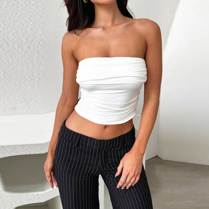 Damen Bustier-Top med rynkor Mirla-Eva Jonsson