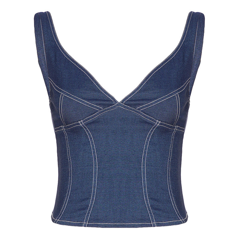 Damen Capri-jeans med trendig klipp och rustika knappdetaljer Mirla-Eva Jonsson