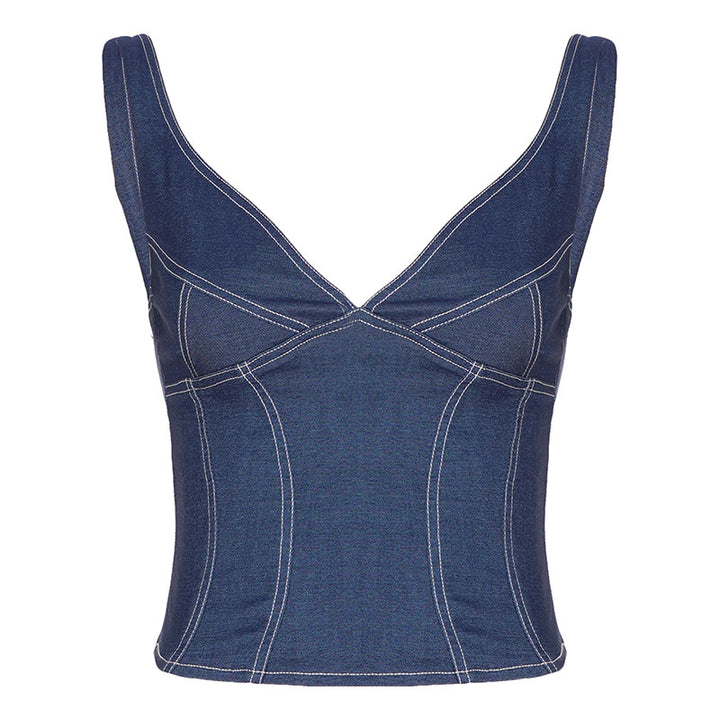 Damen Capri-jeans med trendig klipp och rustika knappdetaljer Mirla-Eva Jonsson