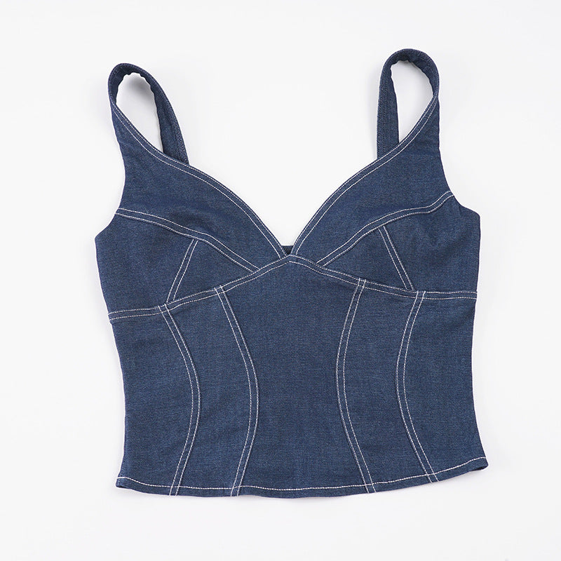 Damen Capri-jeans med trendig klipp och rustika knappdetaljer Mirla-Eva Jonsson