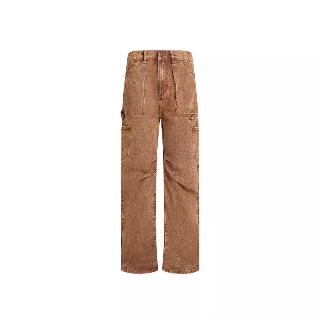 Damen Cargo-Jeans i avslappnad stil med praktiska fickor Mirla-Eva Jonsson