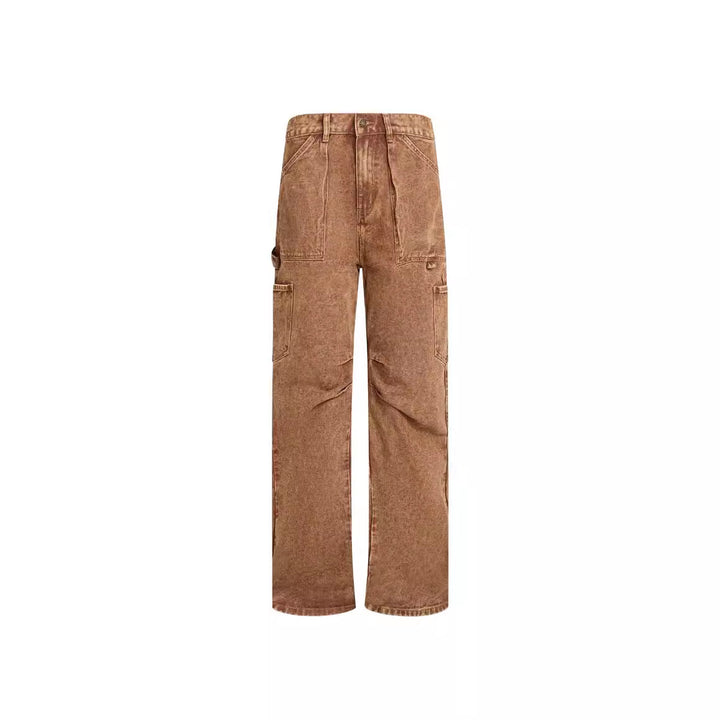 Damen Cargo-Jeans i avslappnad stil med praktiska fickor Mirla-Eva Jonsson