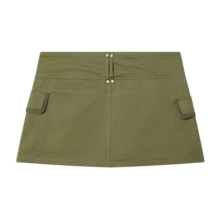 Damen Cargo Skirt med praktiska fickor och elastisk midja Mirla-Eva Jonsson