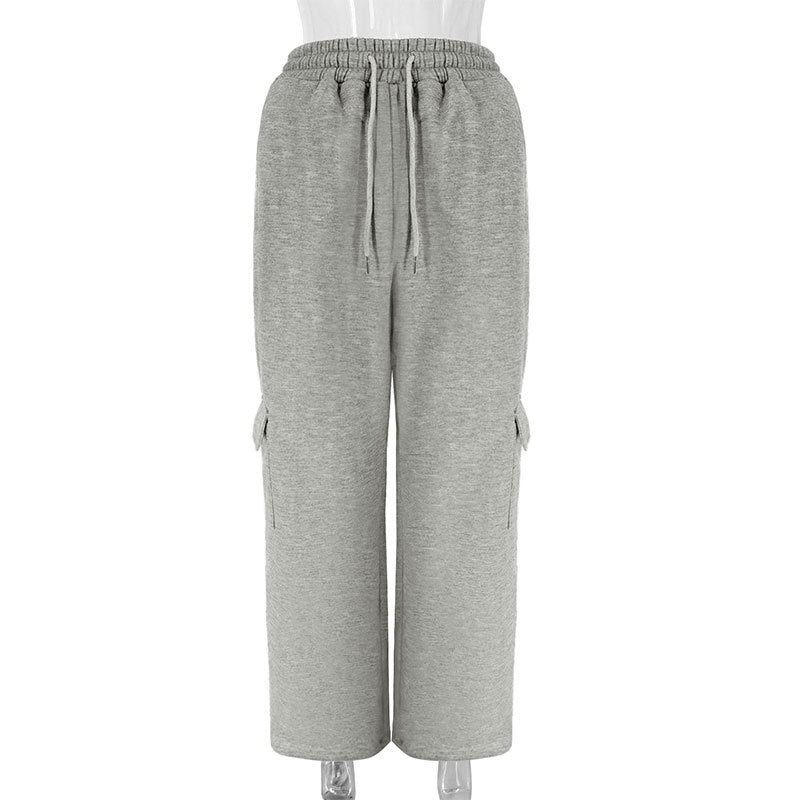 Damen Cargo-byxa med elastisk midja och sidofickor Mirla-Eva Jonsson