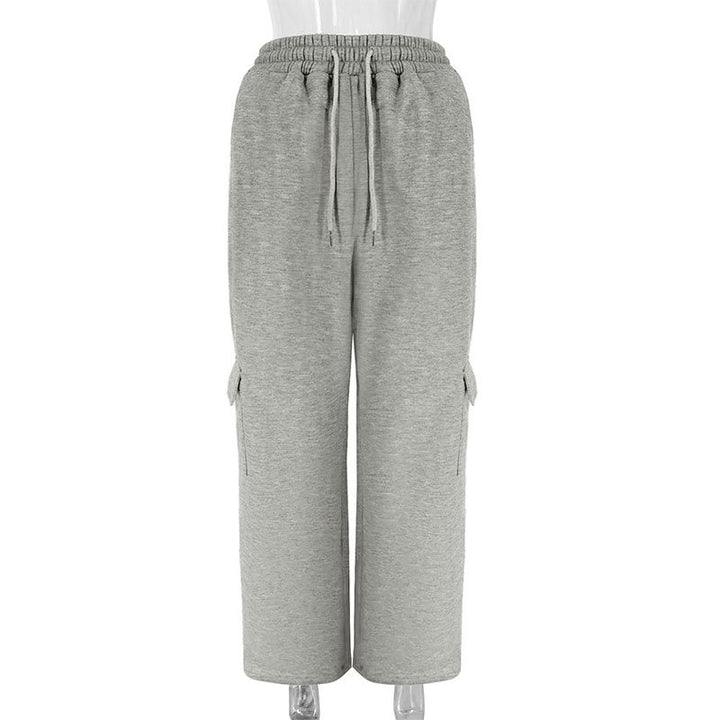 Damen Cargo-byxa med elastisk midja och sidofickor Mirla-Eva Jonsson