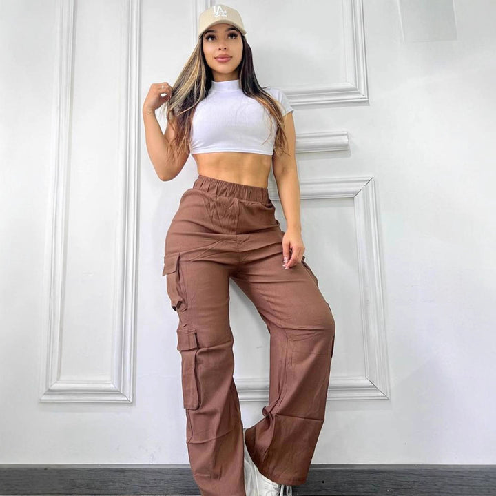 Damen Cargo-byxor med sidofickor Mirla-Eva Jonsson