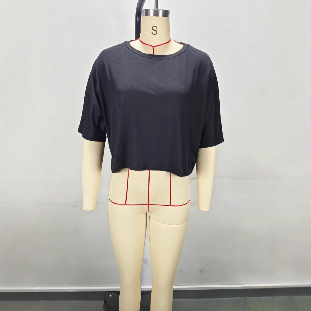 Damen Crop-Top med vid passform Mirla-Eva Jonsson