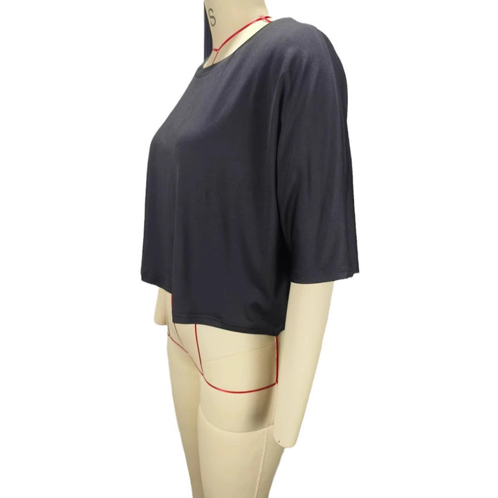 Damen Crop-Top med vid passform Mirla-Eva Jonsson