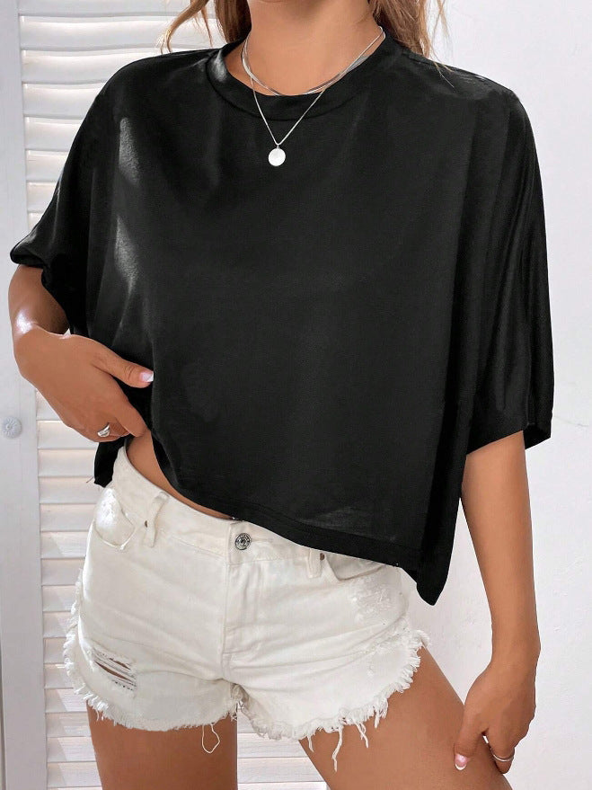 Damen Crop-Top med vid passform Mirla-Eva Jonsson