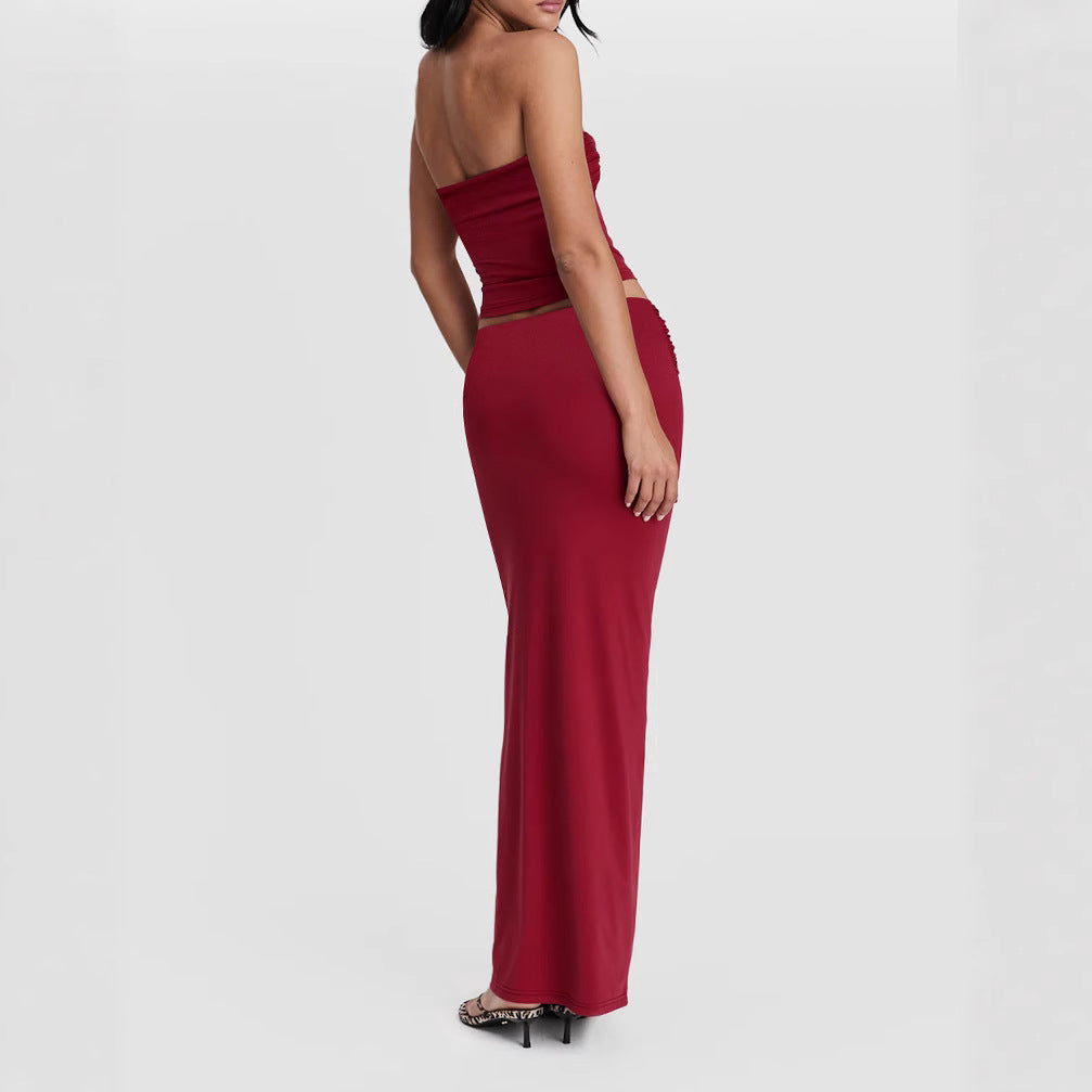 Damen Crop Top och Kjol Set Mirla-Eva Jonsson